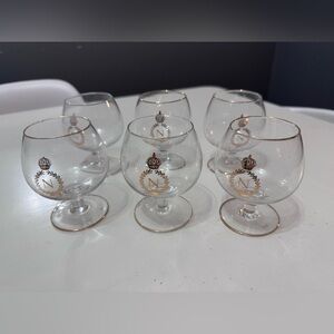 Napoleon Cognac Brandy Snifter Glass Lot Of 6